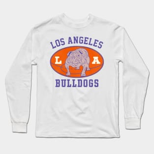 Defunct Los Angeles Bulldogs Football Team Long Sleeve T-Shirt